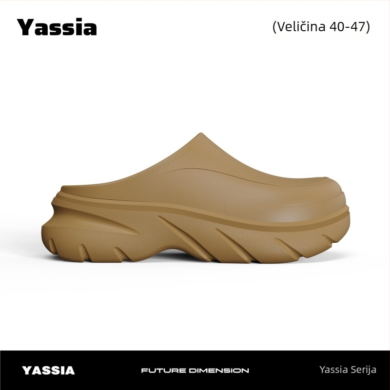 Vanjske tople pamučne papuče s protukliznom podlogom i EVA+pluš gornji dio, Baotou zatvaranje, izlazak jesen 2025, za mlađe 18–40