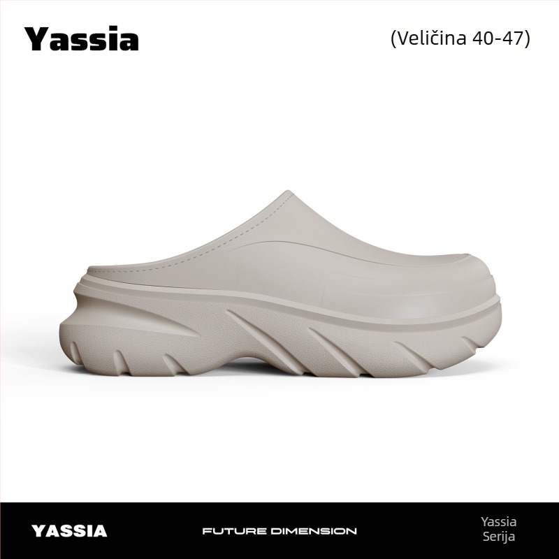 Vanjske tople pamučne papuče s protukliznom podlogom i EVA+pluš gornji dio, Baotou zatvaranje, izlazak jesen 2025, za mlađe 18–40