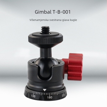 PTZ kuglična glava za stativ – Far Field T-B-001, aluminijska legura, 2021
