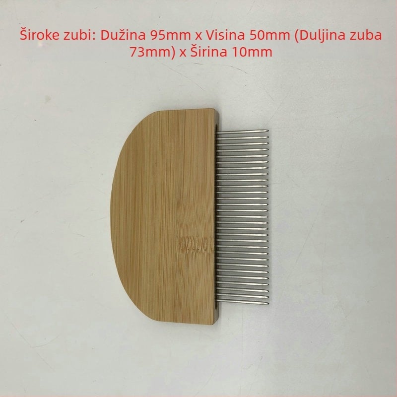 Drveni češalj za uklanjanje buha za pse — češalj/četka, Uvoz: Ne, Značka: Drugo, Pakiranje: Slučajno