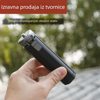 Stolni stativ s dvije sekcije za bezzrcalne kamere i pametne telefone (Model XTD-20; aluminijska legura; nosivost 2–5 kg; težina 160 g)
