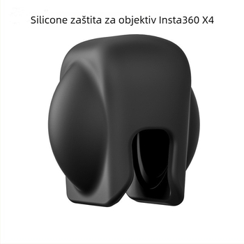 Silikonski zaštitni poklopac za objektiv Insta360 X4 – kompatibilan s Insta360 X4, silikon, tiskano logo, podržava pakiranje u jednom komadu, servis poslije kupnje s tri garancije