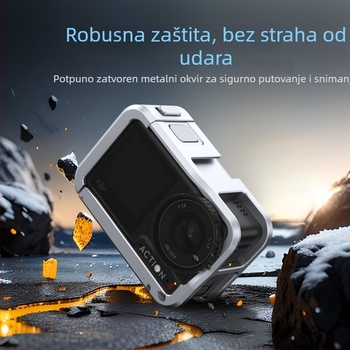 Xfh aluminijska zaštitna okvira za DJI Action 5 Pro/4/3 – dodatak za akcijsku kameru