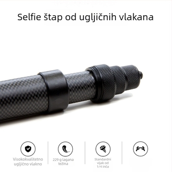 Selfie štap od karbonskih vlakana za Insta360 X3/X4/X5 – produžni štap
