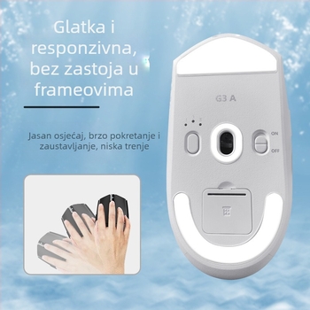Podloge za miš G3 Ultra/PRO/MAX – Ice Edition, otporne na habanje, protuklizne, plastično oblikovane