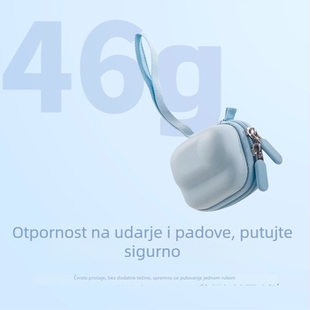 Torba za Insta360 GO3/GO3S — EVA zaštitni kućište, vodootporno, kompaktno, dimenzije 61.3 × 16.0 × 10.9 mm