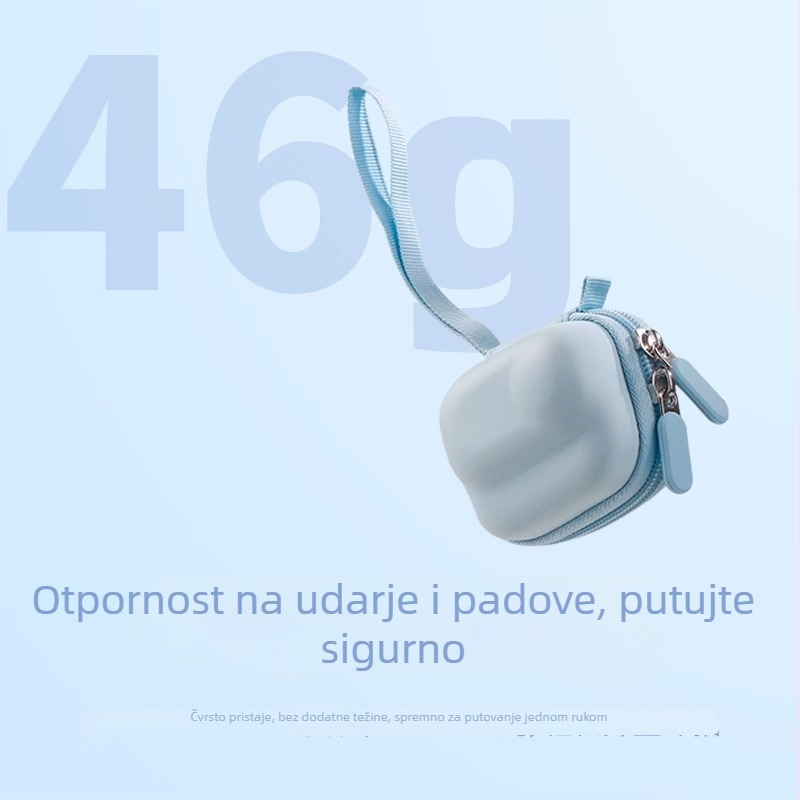 Torba za Insta360 GO3/GO3S — EVA zaštitni kućište, vodootporno, kompaktno, dimenzije 61.3 × 16.0 × 10.9 mm