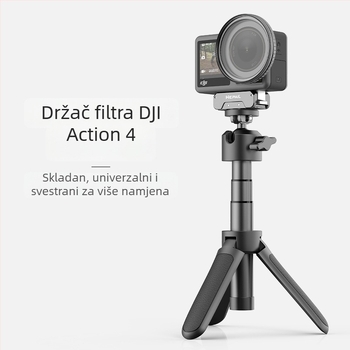 Hepail AC32 Držač filtra i Zaštitni okvir za DJI ACTION4 – aluminijska legura, lagan i izdržljiv, široki kut