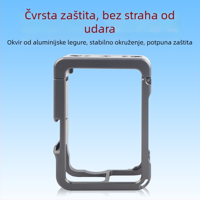 Kavez za kameru za DJI Action 6 s brzim otpuštanjem, ultra lagani aluminijski spoj za ulicnu fotografiju