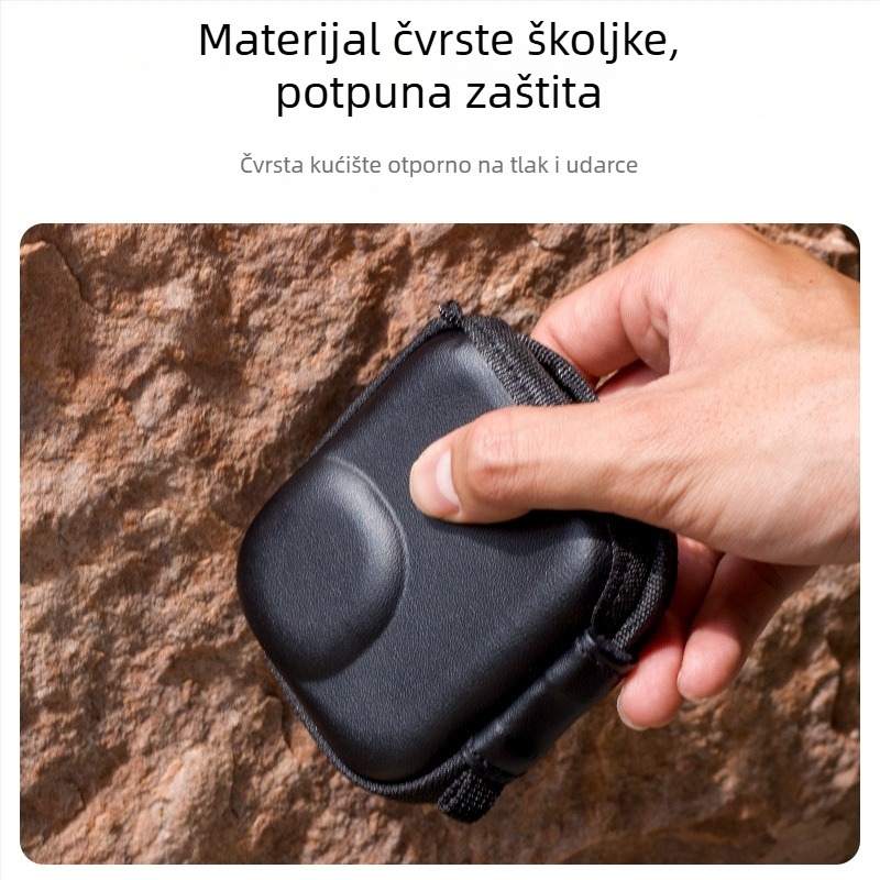 Torba za pohranu DJI Nano – EVA+ koža, za vanjsku upotrebu, kompatibilna s univerzalnim akcijskim kamerama, kapacitet za DJI Nano, 58,5 g