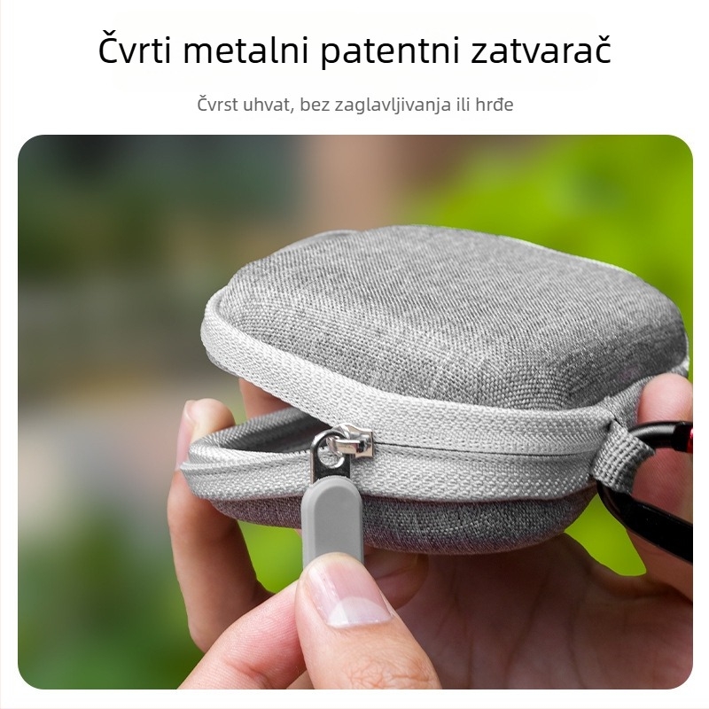Torba za pohranu DJI Nano – EVA+ koža, za vanjsku upotrebu, kompatibilna s univerzalnim akcijskim kamerama, kapacitet za DJI Nano, 58,5 g