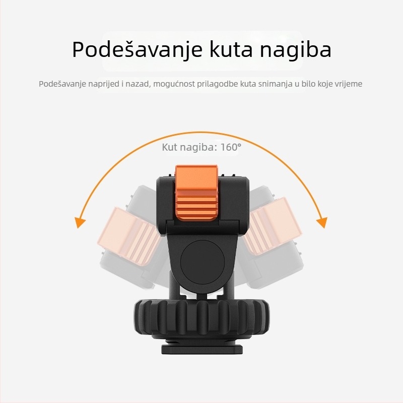 AC-36 Magnetna baza gimbala s magnetskim brzim otpuštanjem za DJI Action 3/4/5 Pro; materijal: plastika + aluminijska legura; kompatibilno s Action 5/4/3; uključuje plastičnu bazu gimbala s brzim otpuštanjem i kutiju; tiskanje logotipa podržano.