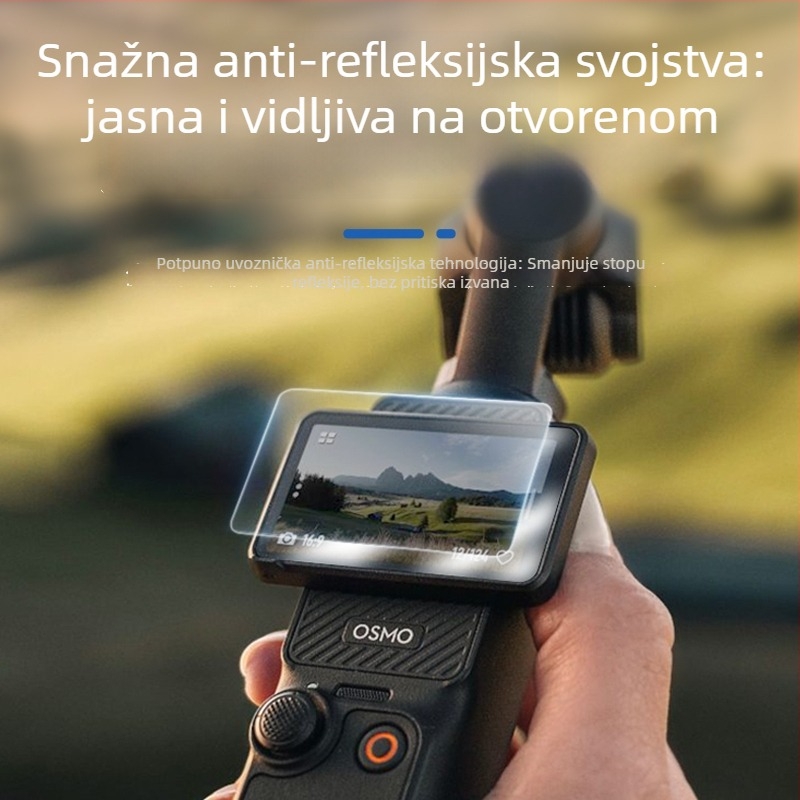DJI Pocket 3 AR zaštitni film set – zaštitni film za zaslon i objektiv, anti-refleksija, zaštita od sunca, anti-prstni otisci