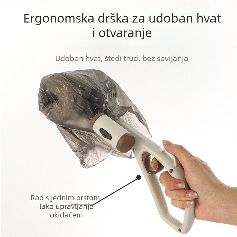 Kompaktna lopatica za pseće izmet, za šetnje, prenosni alat za sakupljanje izmeta (Porijeklo: Zhejiang; Kategorija: Toalet; Domaće)