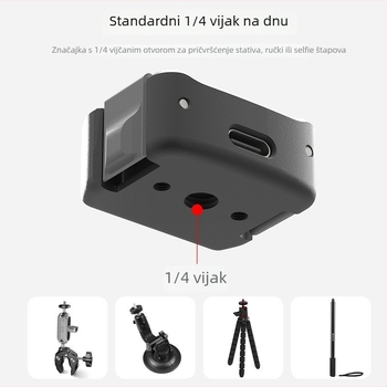 Punjačka baza za DJI Osmo Pocket 3 – dvostruki interfejs, aluminijska legura, model PU897, Puluz Fat Cow