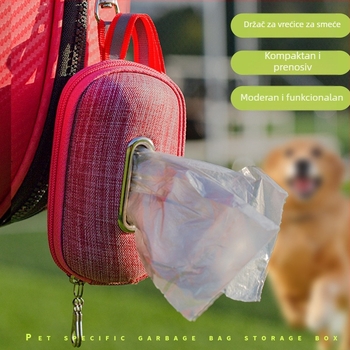 Kutija za vrećice za kućne ljubimce s prijenosnim kukom za šetnje — 200 vrećica po kutiji, brend Jinha