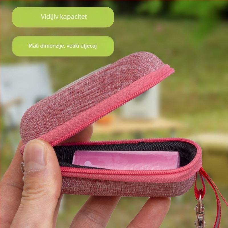 Kutija za vrećice za kućne ljubimce s prijenosnim kukom za šetnje — 200 vrećica po kutiji, brend Jinha