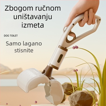 Plastični alat za skupljanje psećeg izmeta — prijenosan, za unutarnju i vanjsku upotrebu, paket od 36 komada