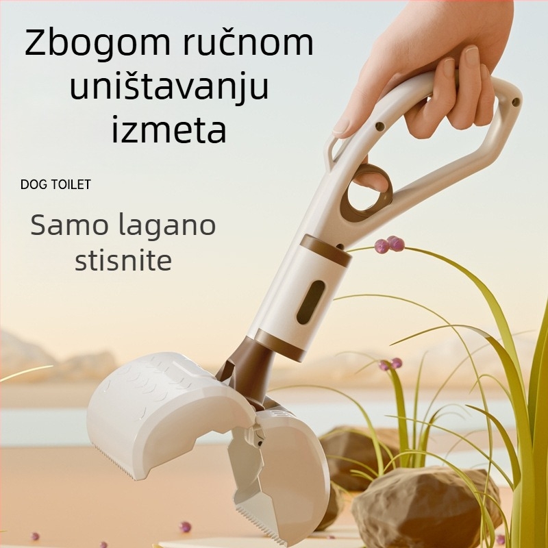 Plastični alat za skupljanje psećeg izmeta — prijenosan, za unutarnju i vanjsku upotrebu, paket od 36 komada