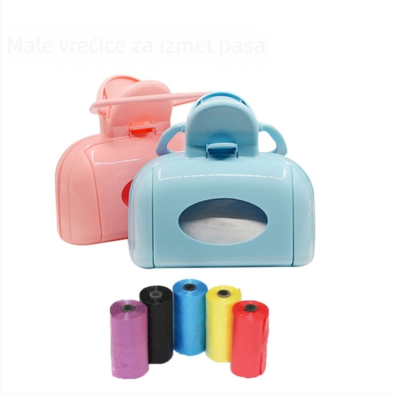 Plastični set za skupljanje psećih izmeta sa vrećicama Maddie, 60 kom