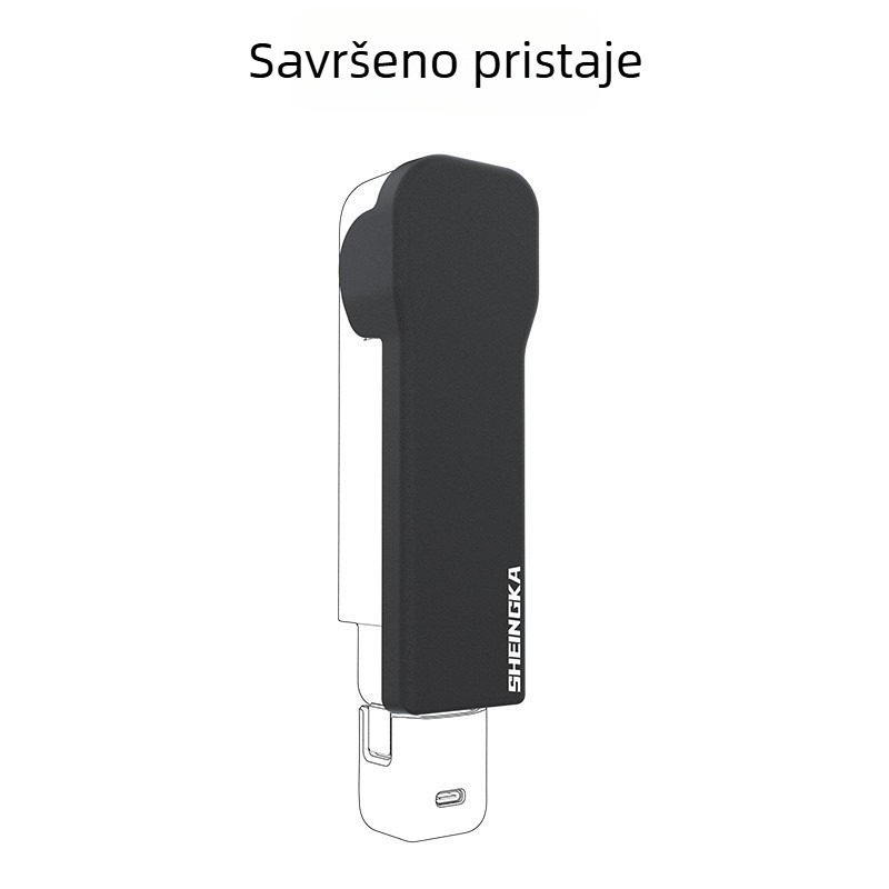 Sheingka ABS zaštitno kućište za DJI Pocket 3, kompatibilno s Pocket 3, uključuje bočni poklopac