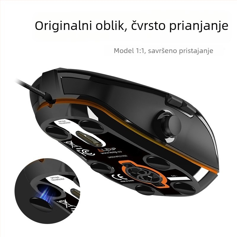 Mišja stopala - model 12233; kompatibilno s mišem; materijal: drugi; značajke: prijenos bez ljepila, glatko djelovanje, precizne utičnice/slotovi, izvrsna izrada; prilagođeni uzorci dostupni