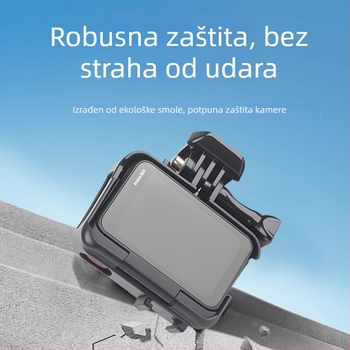 Zaštitni okvir dodatak za Insta360 Go Ultra – otporan na padove i ogrebotine; materijal: plastika; kompatibilnost: Insta360 Go Ultra; model: Accessories; ispis loga: Da