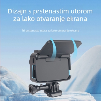 Zaštitni okvir dodatak za Insta360 Go Ultra – otporan na padove i ogrebotine; materijal: plastika; kompatibilnost: Insta360 Go Ultra; model: Accessories; ispis loga: Da