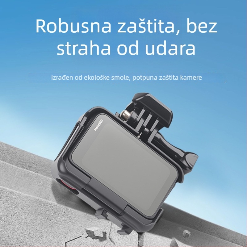 Zaštitni okvir dodatak za Insta360 Go Ultra – otporan na padove i ogrebotine; materijal: plastika; kompatibilnost: Insta360 Go Ultra; model: Accessories; ispis loga: Da