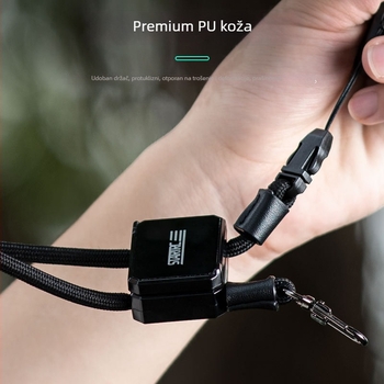 Narukvica za džepnu kameru DJI Pocket 2/3 - sprječavanje gubitka, sprječavanje pada, podesiva crossbody naramenica (STARTRC 1137934; ABS + poliester)