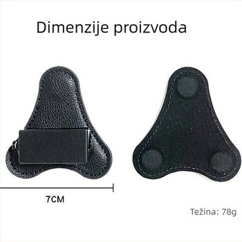 Aksesoar za nošenje na prsima za tijelo kameru – OEM 6653, Koža i željezni list, Ispisano logo, PE pakiranje