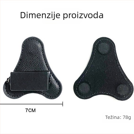 Aksesoar za nošenje na prsima za tijelo kameru – OEM 6653, Koža i željezni list, Ispisano logo, PE pakiranje