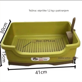 Kutija za mačku s dvostrukim ladicama, plastična, 5 komada, porijeklo Kina