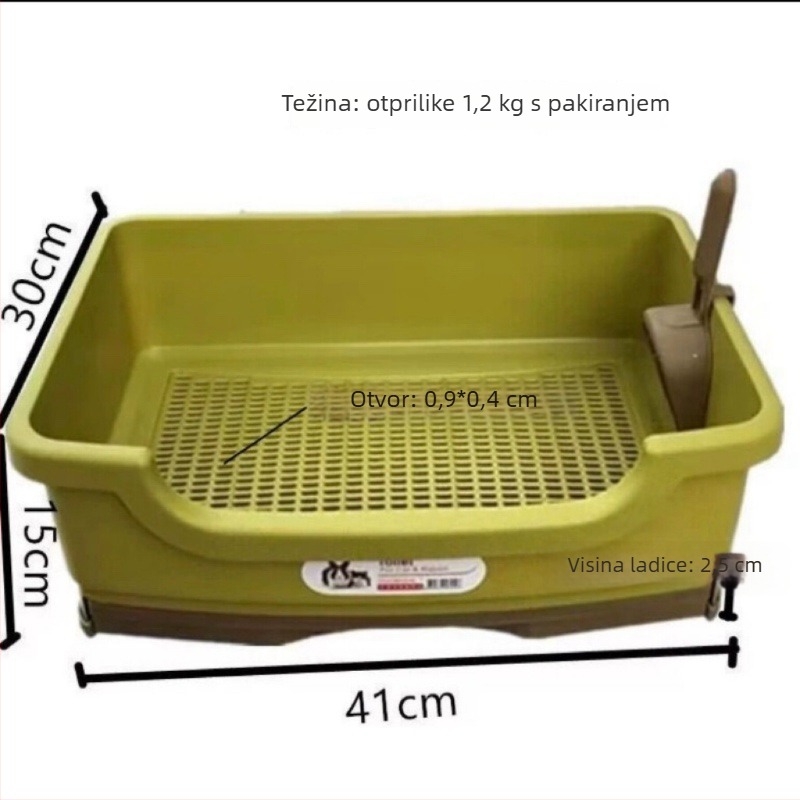 Kutija za mačku s dvostrukim ladicama, plastična, 5 komada, porijeklo Kina