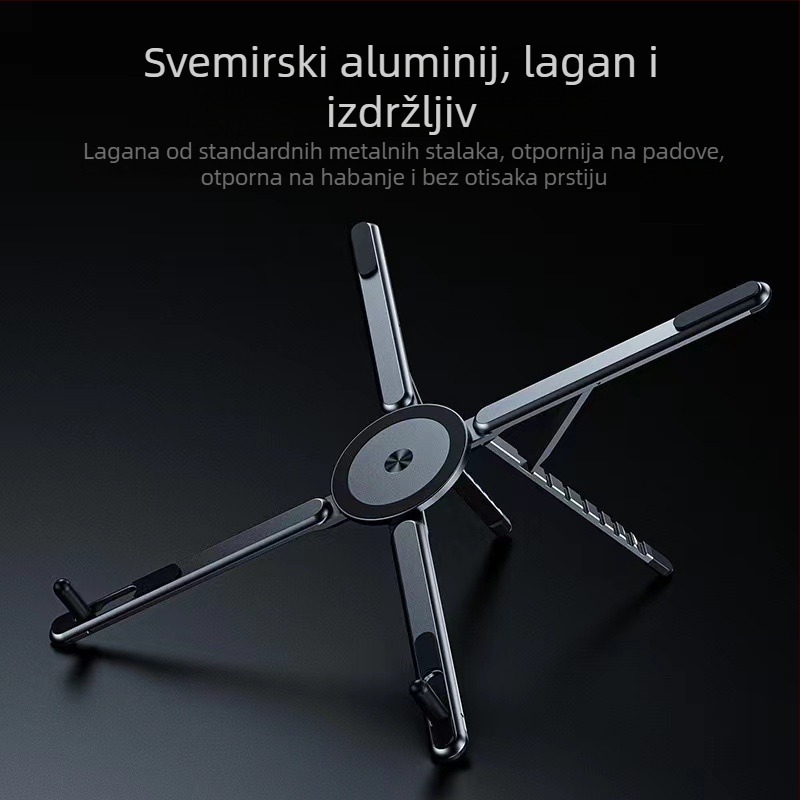 Magnetski držač za tablet od aluminijske legure – sklopivi stolni držač, model A-8, za iPad