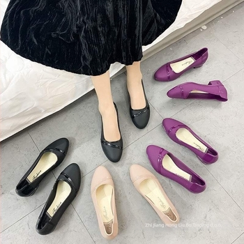 Ženske gumene čizme za kišu, niski dio, kratka cijev, srednji pet, protuklizna potplata, pogodne za kuhinju