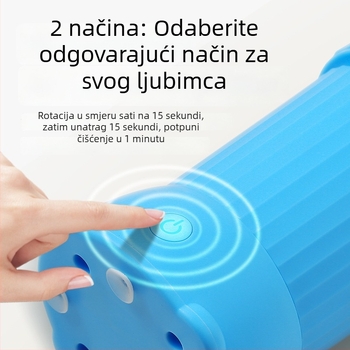 Automatska posuda za čišćenje šapa kućnih ljubimaca za pse i mačke – Plastika, potpuno automatski uređaj za čišćenje, neto težina 350 g