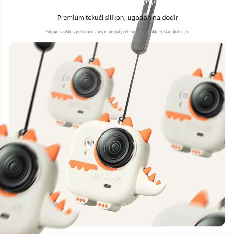 Silicijska futrola za Insta360 GO Ultra; brend Startrc vcr, materijal silikon, kompatibilan s Insta360 GO Ultra, uključuje poklopac kućišta