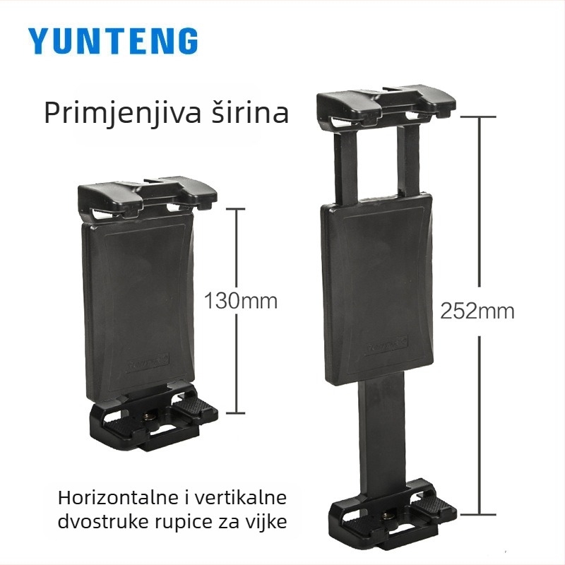 Yun Teng 320 Stalak za tablet za iPad – klips nosač 2-u-1
