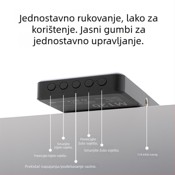 Nova mini džepna lampica s magnetskim držačem, prijenosno osvjetljenje za fotografiju, uživo prijenos i kratki videozapisi