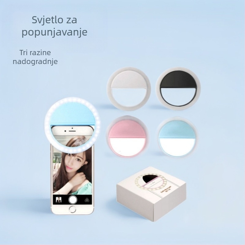LED rasvjetno svjetlo za streaming i selfie, 3W, 5V DC, Shenzhen, praktično