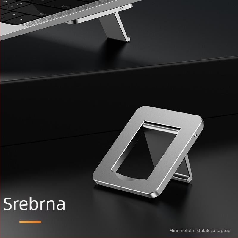 Držač za prijenosno računalo od aluminijske legure, univerzalna kompatibilnost, prstenasti tip, 22 g