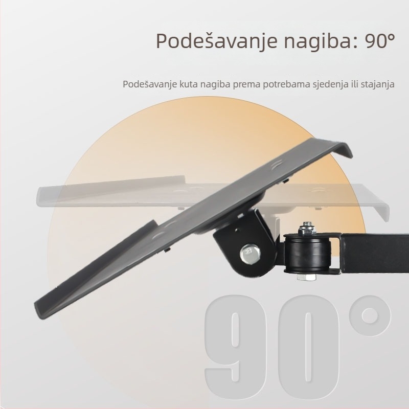 Rotirajući zidni stalak za tipkovnicu i monitor | Aluminijska legura | Model: Hx02+ duga ladica | Kompatibilno s: Hx02 paleta | Težina: 4000 g