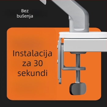 Monitorno rameno T6G, aluminijska legura, tip podizanja