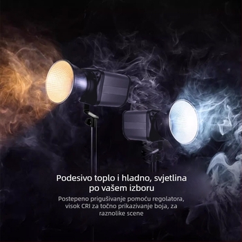 T100 RGB 100W LED rasvjeta za prijenos uživo s podesivom temperaturom boje 2700–6500K