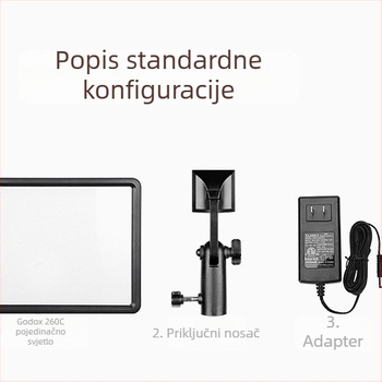 Shenniu P260C LED dopunsko svjetlo za DSLR – dvobojna temperatura boje, mekano svjetlo za portrete, noćne snimke i fotografiju hrane