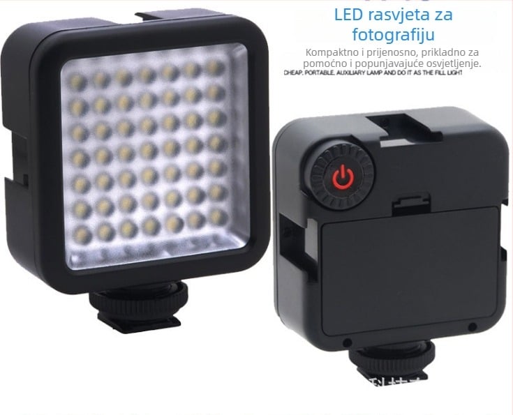 Wesport Fill Light+ digitalna fotografijska lampa, 49 LED, 5.5W, napajanje 1.5V