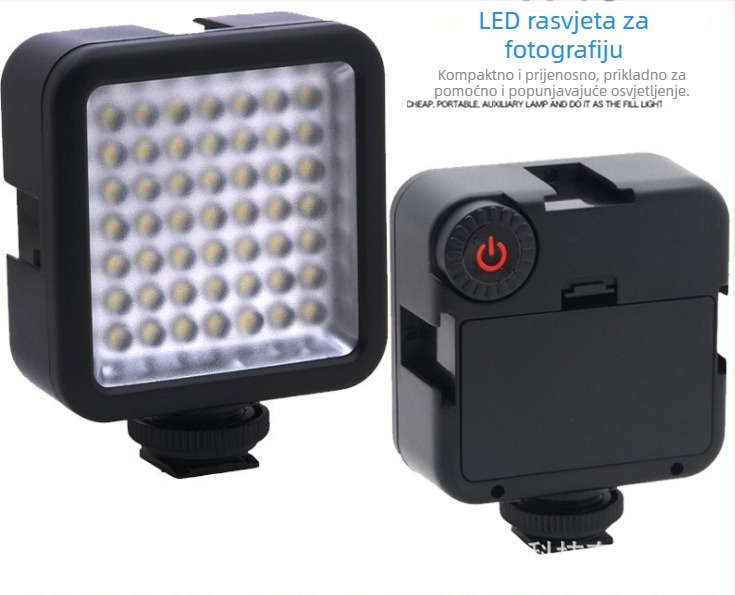 Wesport Fill Light+ digitalna fotografijska lampa, 49 LED, 5.5W, napajanje 1.5V
