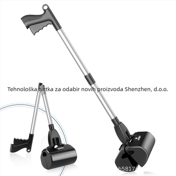 Čistač izmeta psa i kućnih ljubimaca, alat za čišćenje, paket 12 komada, licencirana privatna oznaka