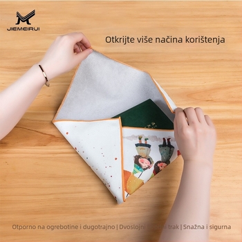 Geleme torbica za SLR kameru s podlogom od dip cloth, crtić uzorak, stil ručne torbe